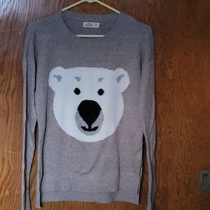 HOLLISTER Bear Sweater sz Medium